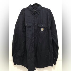 Carhartt Men's FLAME-RESISTANT CLASSIC TWILL SHIRT Size XL Tall